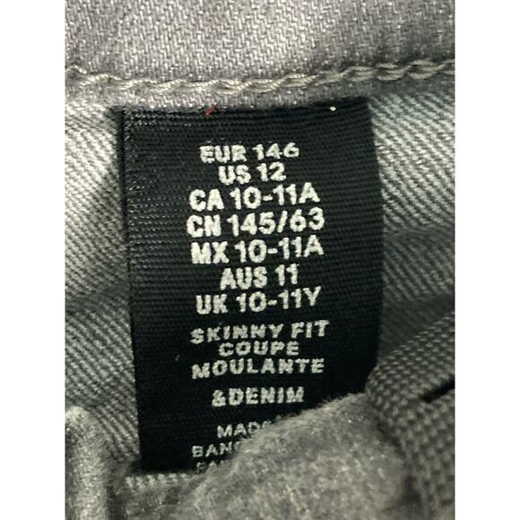 Women's Gray Skinny‎ Fit Jeans Size 12 Medium Wash Denim Slim Fit - Picture 3 of 10